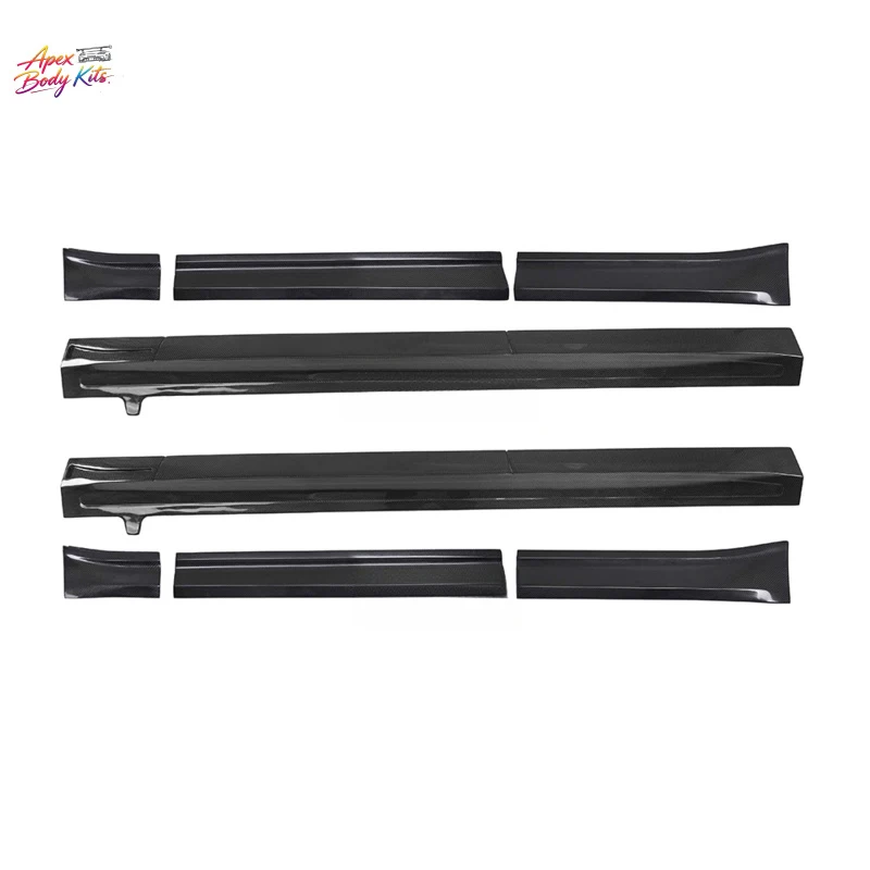 For Aston Martin DBX Prepreg Dry Carbon Fiber Side Skirts Extension New Condition Bumper Car Body Kits