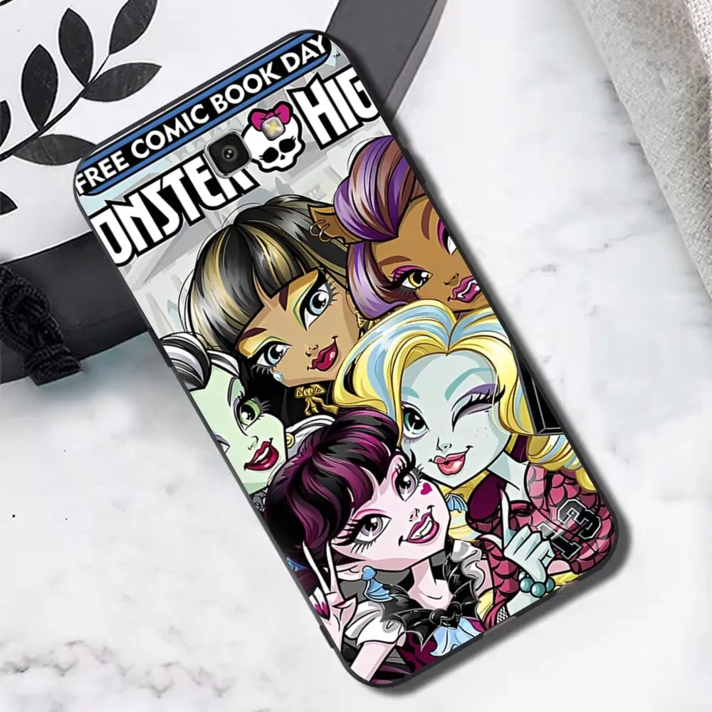 M-Monster Cartoon High Girl Phone Case For Samsung S 9 10 20 21 22 23 30 23plus lite Ultra FE S10lite Fundas