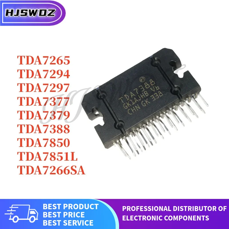 5PCS TDA7377 TDA7388 TDA7379 TDA7850 TDA7851 TDA7851L ZIP-11 TDA7265 TDA7266SA TDA7294 ZIP-15 Brand New In Stock