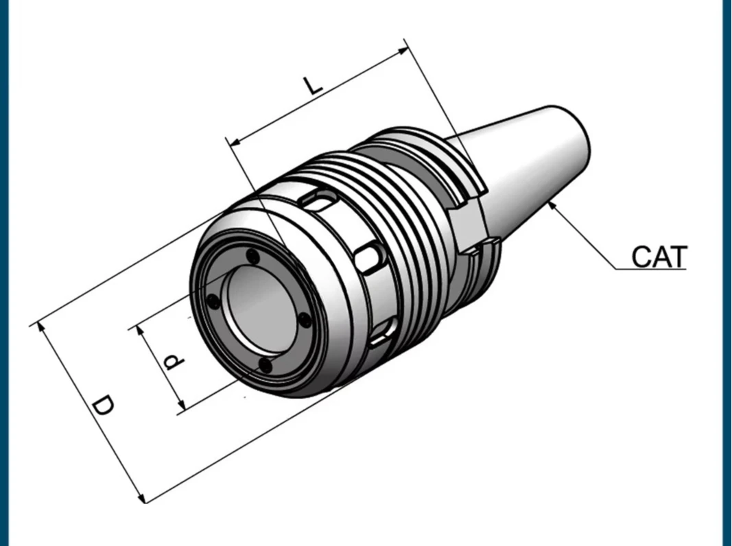 Power Milling Chucks Inch High Clamping Force CNC Tool Holders Lathe Accessories for Milling High Precision
