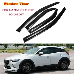 For Mazda CX-5 CX5 2013 2014 2015 2016 2017 Window Visor Rain Sun Smoke Guard Deflector Vent Shade Awning Shelter Trim Rainwear