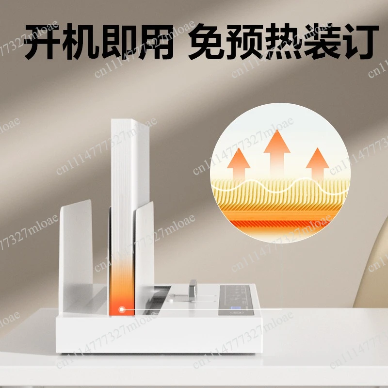 Wireless gluing machine Small document bidding contract envelope binding Automatic hot melt binding machine