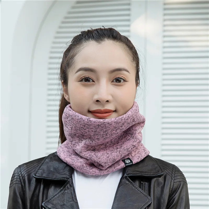 1Pc Unisex Winter Boys Girls Women Men Warm Knitted Scarves Kids Thick Elastic Mufflers Children Neck Warmer Cotton Baby Scarf