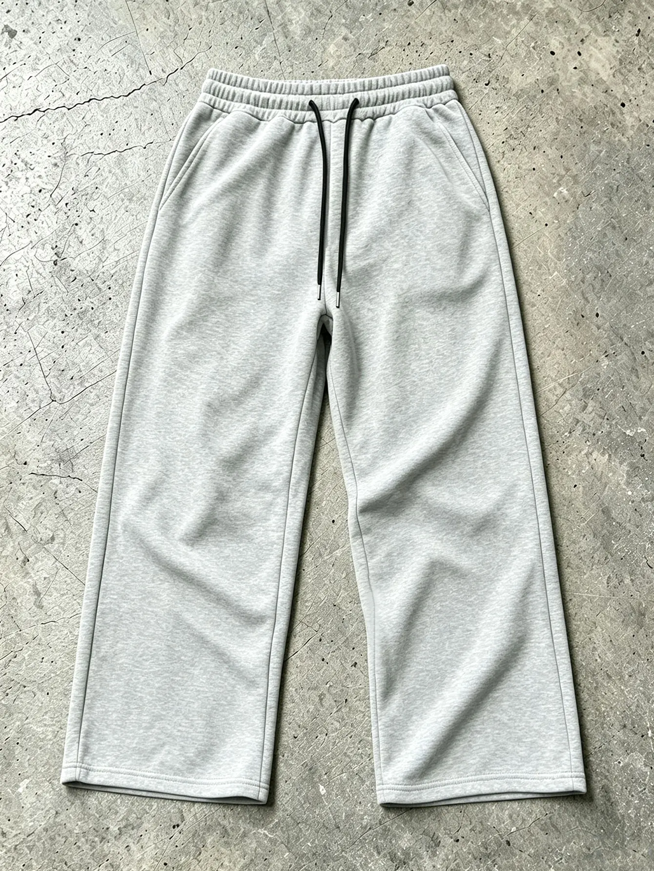 Herren-Jogginghose mit lockerem Schnitt, elastischem Bund, Kordelzug, lässigem Stil, Streetwear-Design, mit Taschen, bequeme Hose. – Detail 3