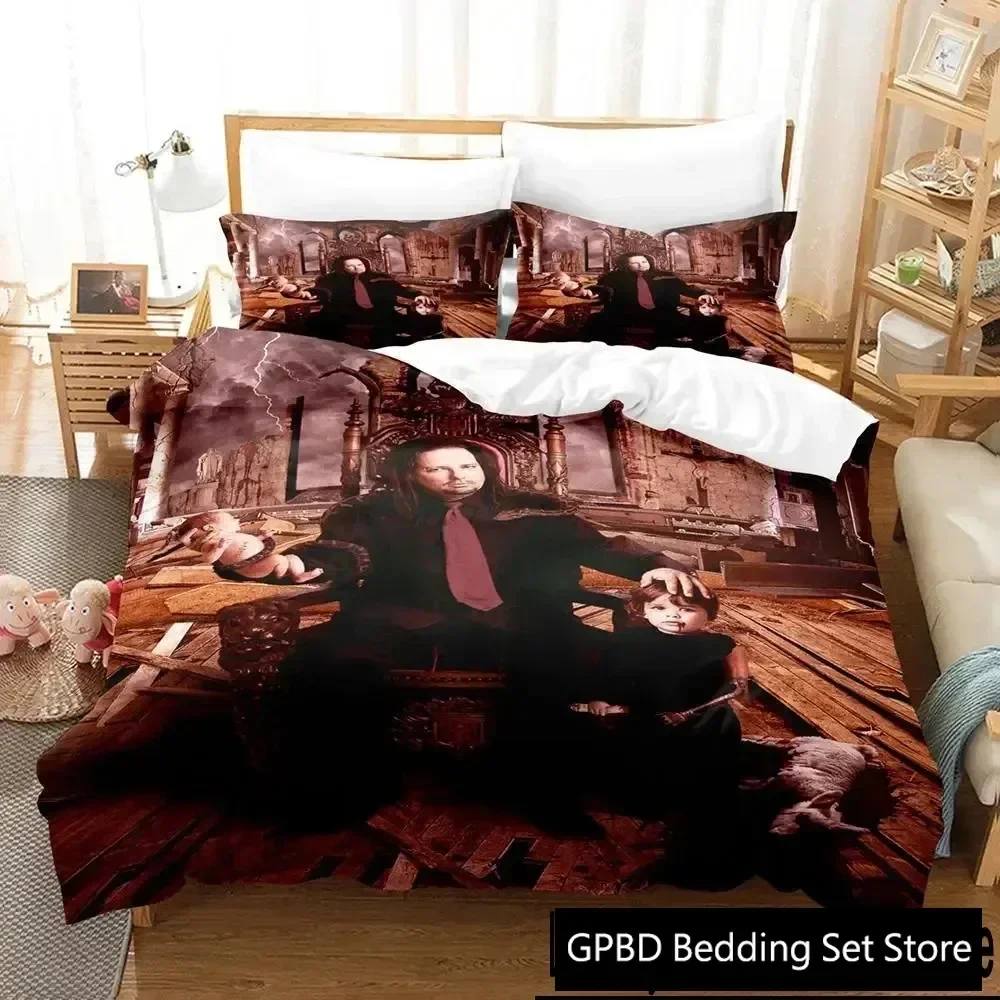 Luxury 2025 3D Print Korn Rock Bedding Set Duvet Cover Bed Set Quilt Cover Pillowcase Comforter king Queen Adult Bedding Set