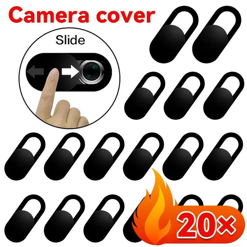 20-1PCS Antispy Webcam Protection Cover Slider Lens Camera Privacy Cover for IPad Macbook Tablet Lens Privacy Protection Sticker