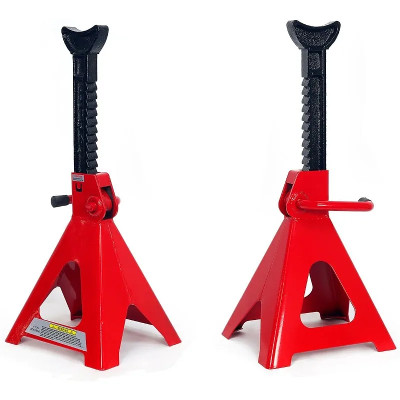

High Quality Heavy 3 Ton Steel Jack Stand Car Truck Adjustable Jack Stands with High Visibility From US Overseas Warehouse