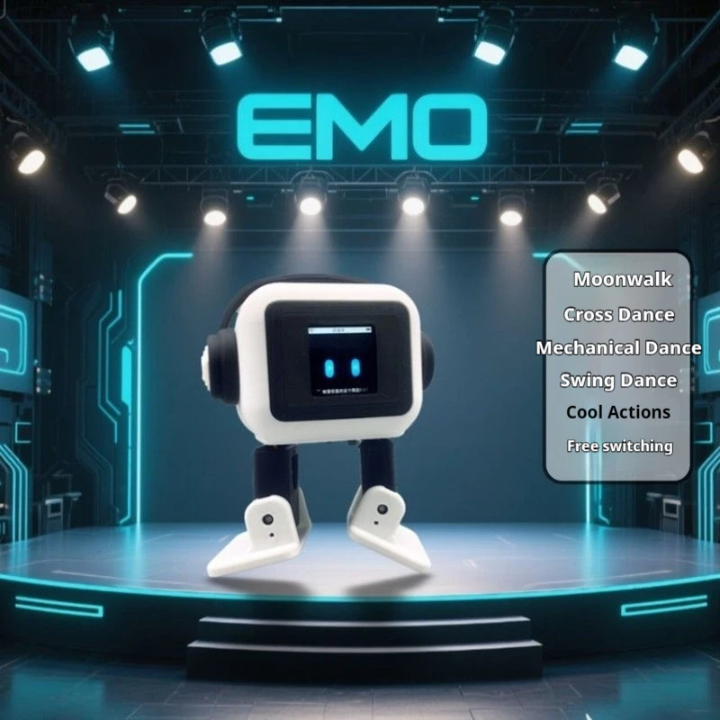 Smart Ai Desktop Robot Interactive Chat Dancing Music Playback Intelligent Companion Tech Toy Gift For Home Office Desktop Use