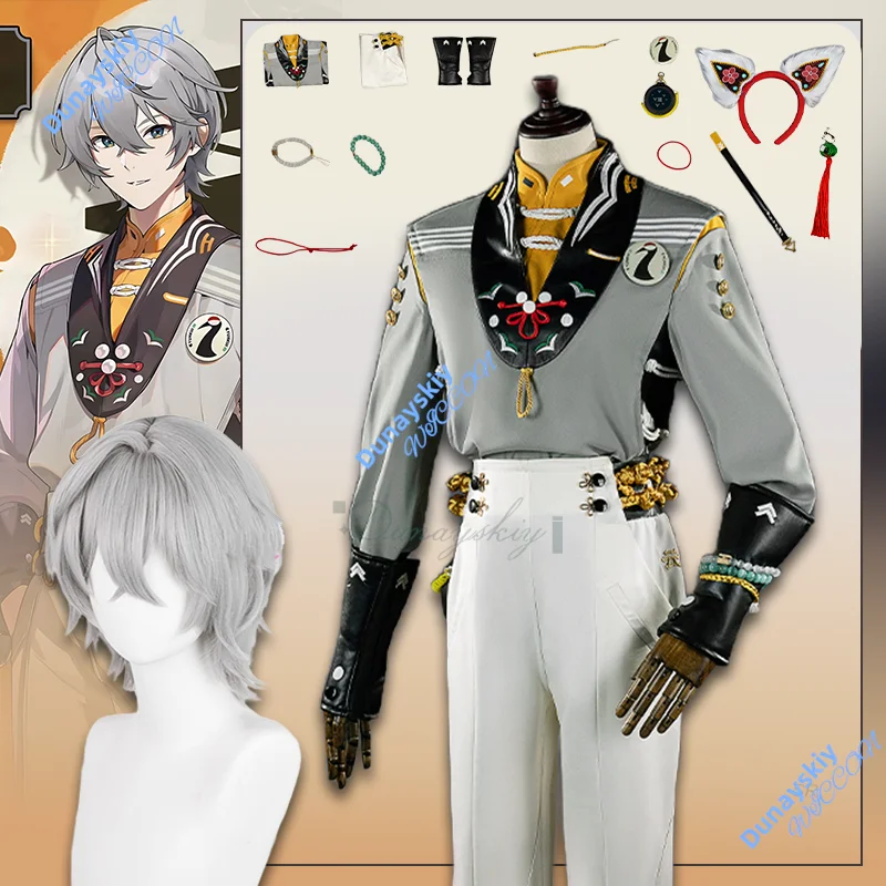 

Wise Косплей Костюм Косплей Парик Игра Zenless Zone Zero Новый Кожаный Костюм Для Женщин Мужчин Карнавал Хэллоуин Вечеринка Ролевые Игры