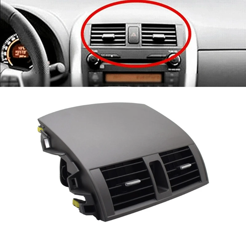 

Automotive Air Conditioning Outlet Air Vent Panel Cover Black For Toyota Corolla 2008 2009 2010 2011 2012 2013 Car Accessory