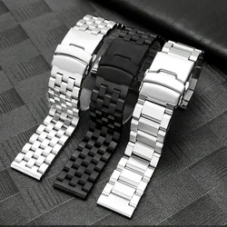20mm 22mm Men Stainless Steel Watch Band for Huawei GT5 46mm GT4 Metal Bracelet for SAMSUNG Galaxy 7 44mm 40mm 6classic 43 47mm