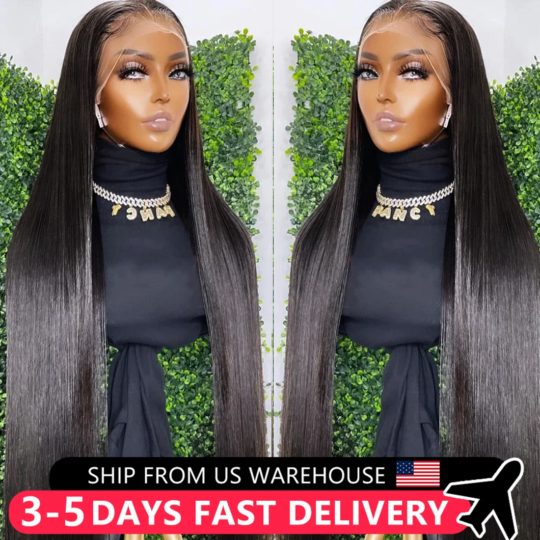 Bone Straight 13x4 Lace Front Wig Transparent Indian Human Hair Wigs for Women Pre Plucked 180% 13x6 Lace Frontal Wig MYLOCKME