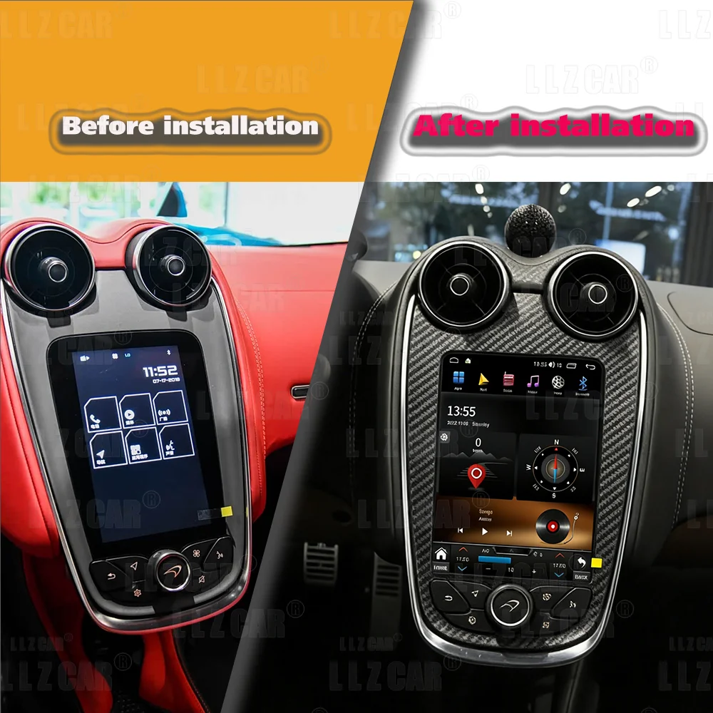 Car Decoder Box Linux For McLaren 540C 570 GT 2015-2021 Wireless Apple CarPlay Android Auto Airplay Multimedia Interface