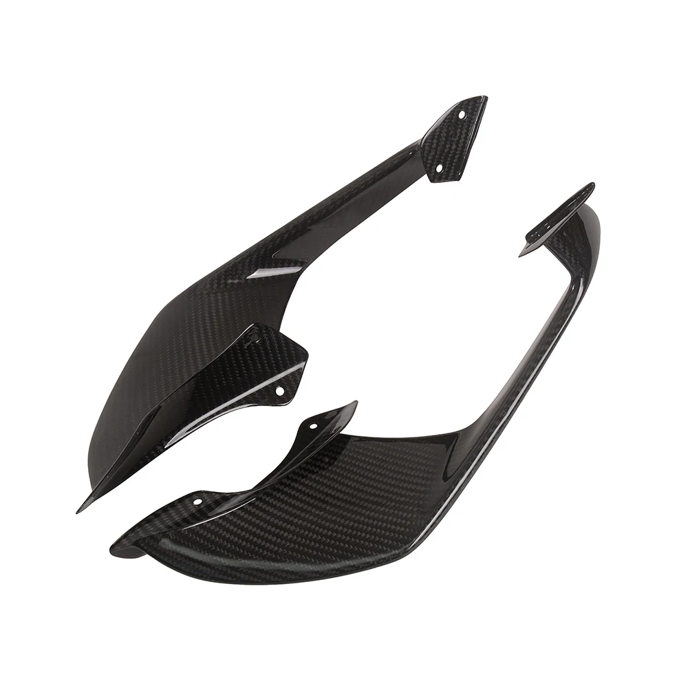 Motorcycle Side Winglets Air Deflector Wing Spoiler Carbon Fiber For YAMAHA YZF R1 R1M 2020 2021 2022