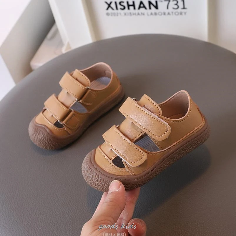 Baby Sandals Soft Sole Anti slip 0-1-3 Year Old Summer New Kindergarten Walking Shoes Girls and Boys Baotou Baby Shoes Anti slip