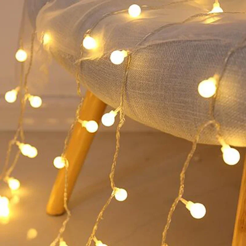 Cherry Balls LED Fairy String Lights - Wedding Christmas Outdoor Decoration