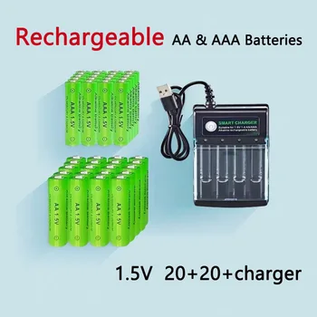 充電器付き充電式バッテリー,デジタルカメラ,ビデオゲーム,ラジオ,1.5v,aa9800mah,aaa 8800mah,aa