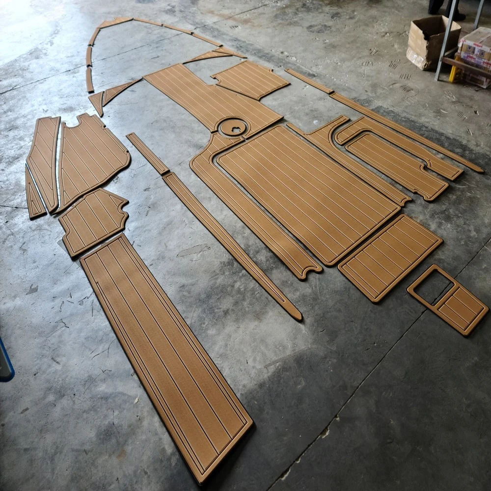 Swim Platform Cockpit Pad Boat EVA Foam Teak Deck Floor For Boat 2015-2018 Malibu 22 VLX