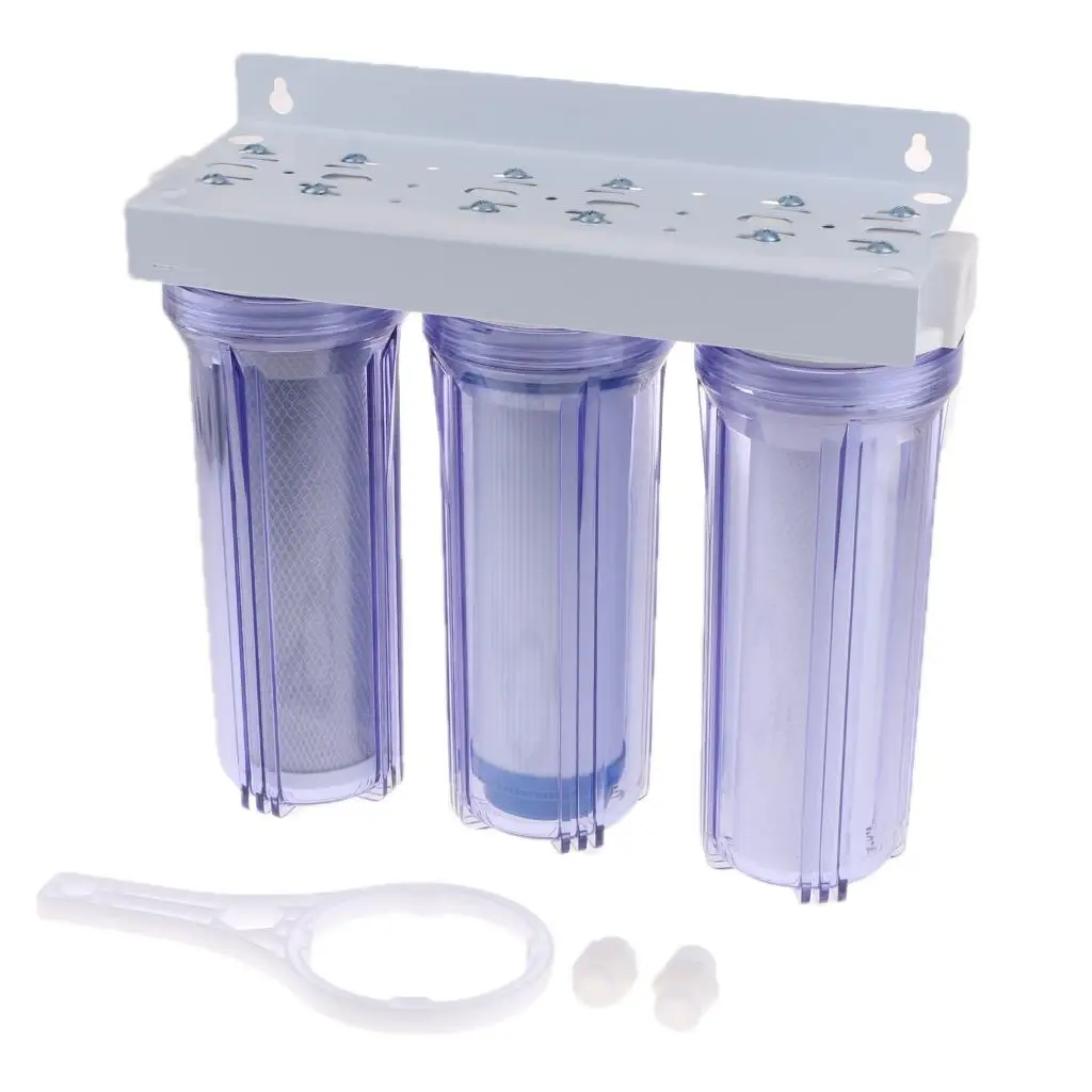 10 inch transparent bottle UDF pre-filter for Water Household Drinking Water Filter Replacement