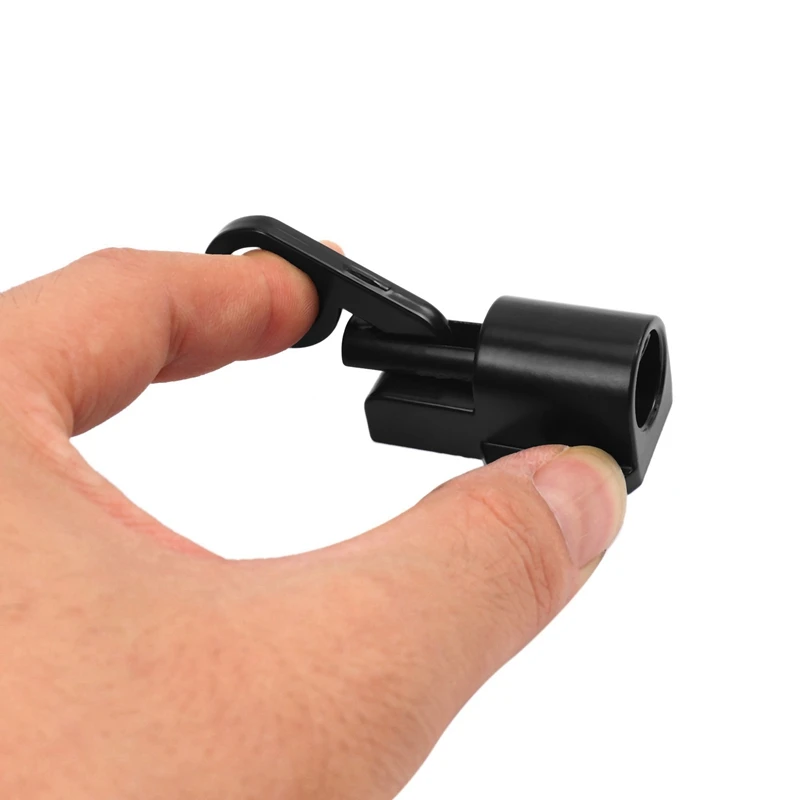 Top Deals 10X Aluminum Alloy Security Automatic Window Gate Lock Spring Bounce Door Bolt Latch, Black