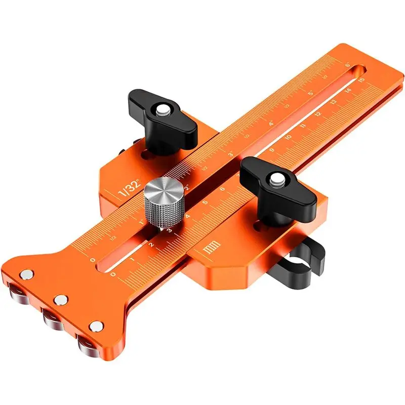 [NEWA08R】 Table Saw Jig- Thin Rip Guide With 3 Pulleys- Woodworking Tool For Narrow Strip Cuts