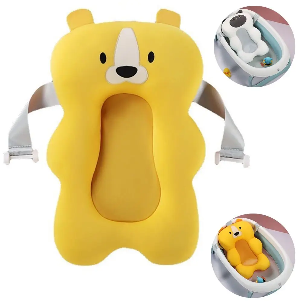 

Universal Cushion Baby Bath Tub Pad Suspension Comfortable Bathtub Seat Mat Non-Slip Infant Bath Support Baby Safety