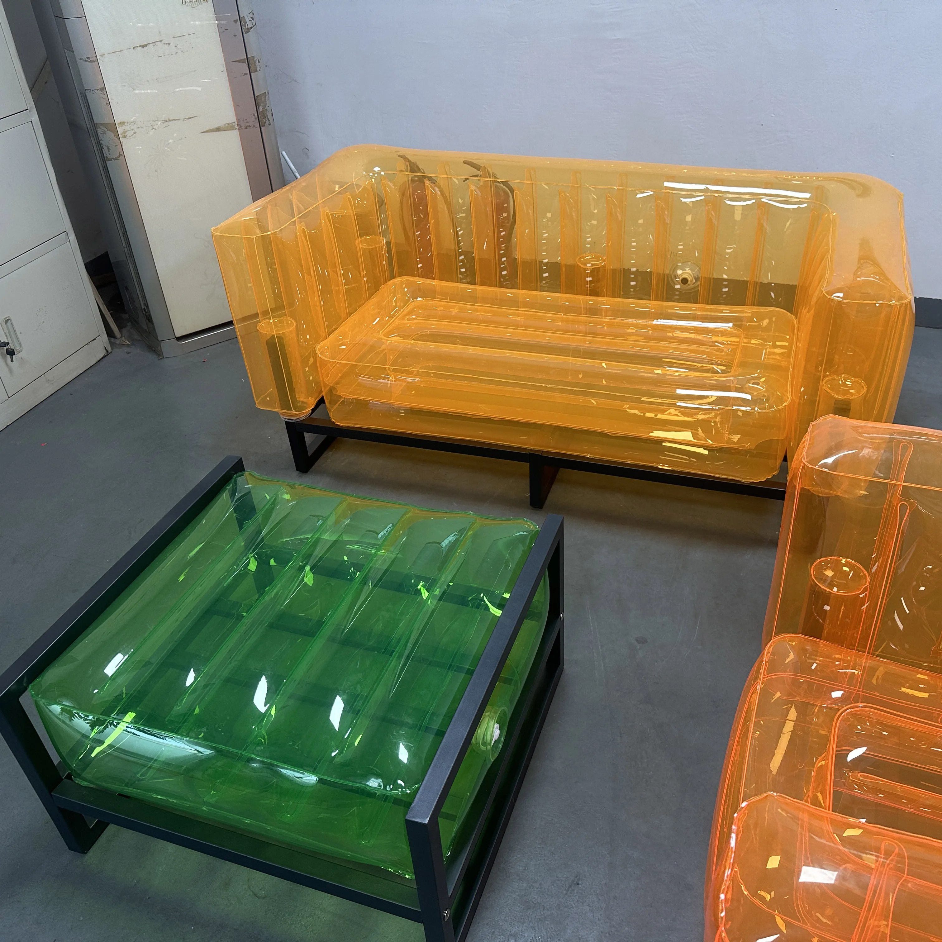 air filled inflatable sofa furniture waterproof colorful sofa