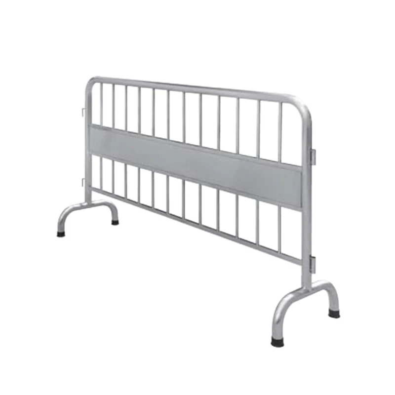 Silver Stainless Steel Guardrail Public Queue Barrier Guidance Metal Fencing Widely Used Crowd Control Barricade