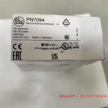 

IFM PN7094 — датчик давления с дисплеем, защитой от высокой нагрузки и длительной стабильностью.