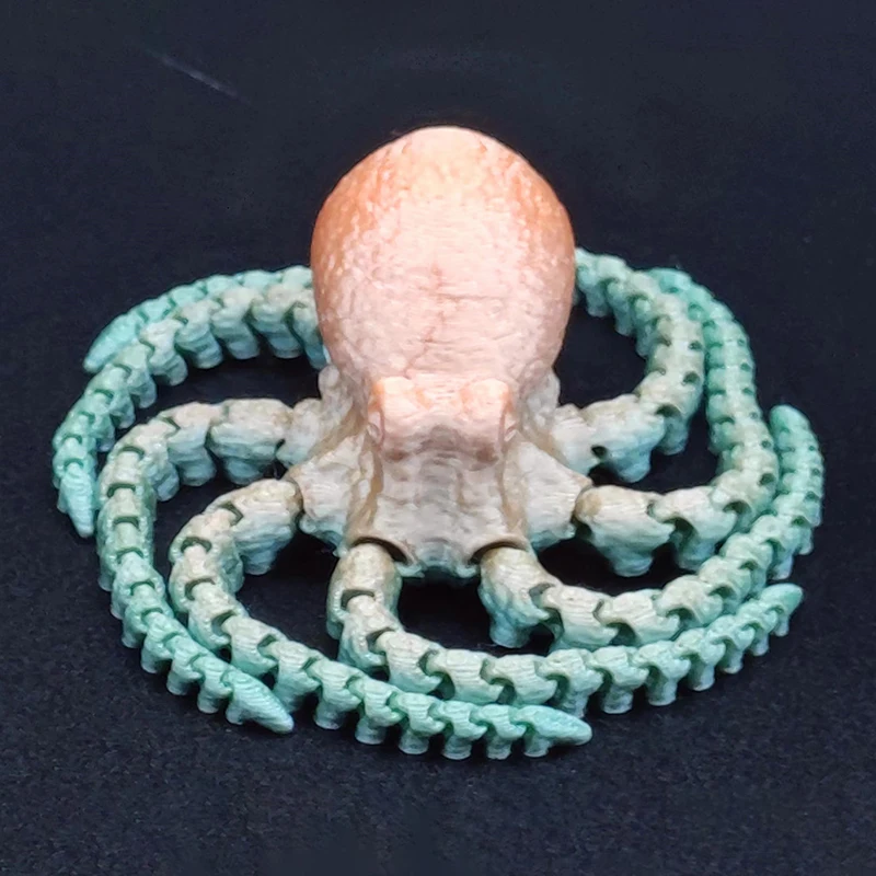 Pulpo impreso en 3D, caballo impreso en 3D, Animal impreso, hogar, oficina, manualidades de escritorio, adorno, regalos creativos, juguete de Animal impreso en 3D