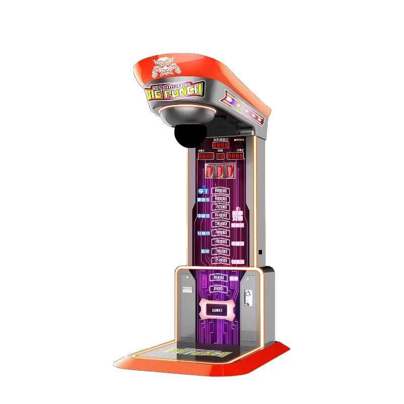 New Ultimate Big Punch Arcade Boxing Game Ticket Cock Redemption Machine Made in China for Sale Custom