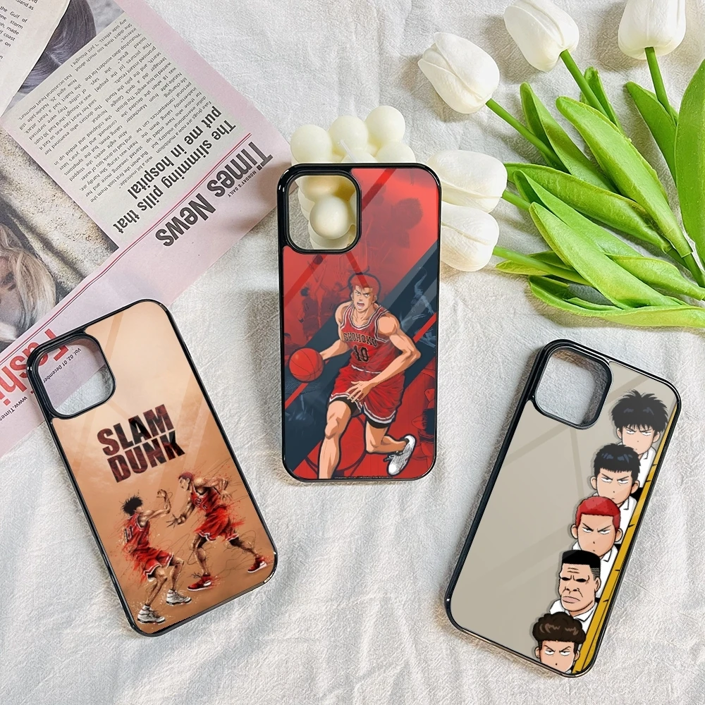 

Slam Dunk Phone Case for Iphone 16 15 14 13 12 11 Pro Max Mini 8 Plus Se Xr X Xs Fundas Shell PC+TPU Cover