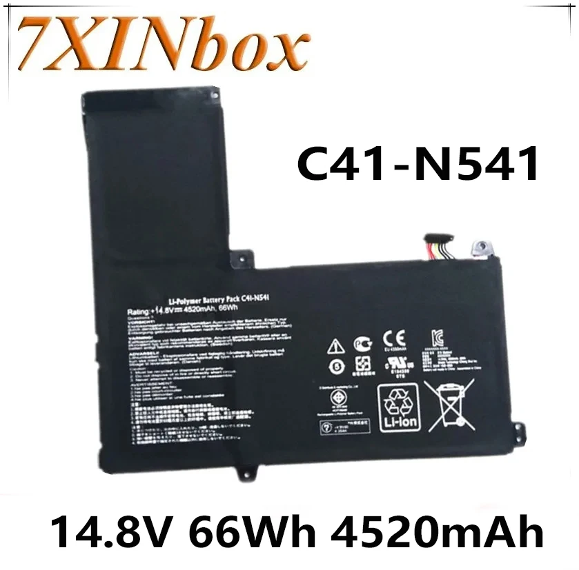 

7XINbox 14.8V 66Wh 4520mAh Laptop Battery C41-N541 For Asus Q501L Q501LA Q501LA-BBI5T03 N54PNC3 0B200-00430100M Q501LA-BBI5T03