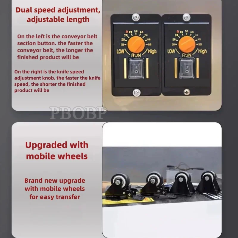 

PBOBP Commercial Automatic Vegetable Cutter Multi-functional Green Onion Cilantro And Chives Leek Vegetable Chopper