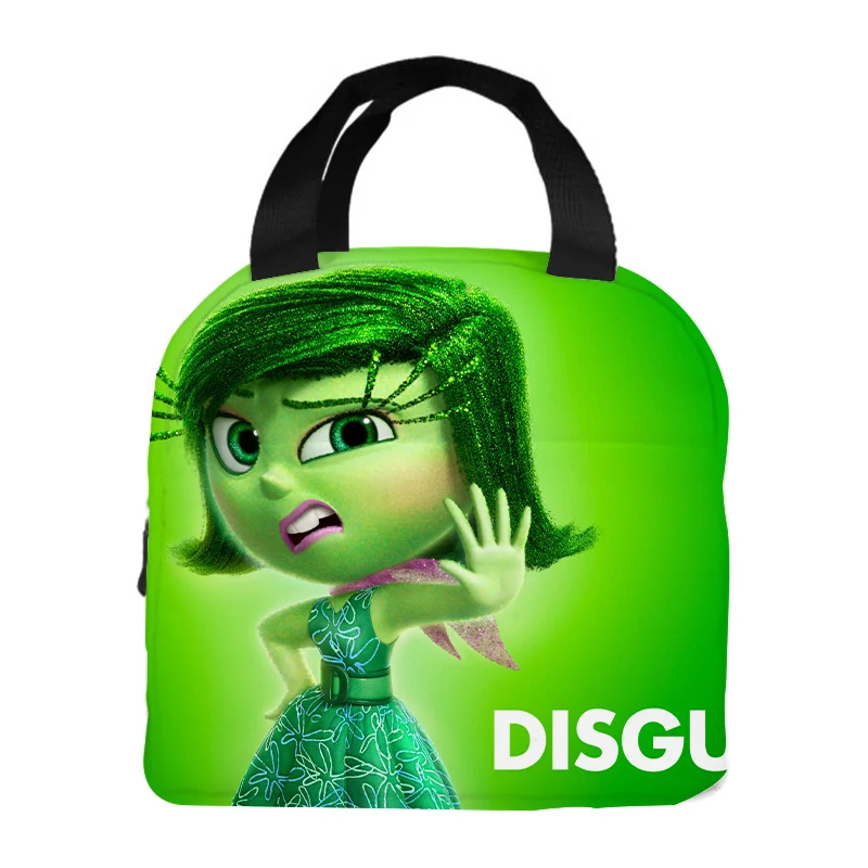 Disney Inside Outs Men Women Work Lunch Hand Bags New Movie Cartoon Portable Kid Student Thermal Insulated Lunch Food Drink Case