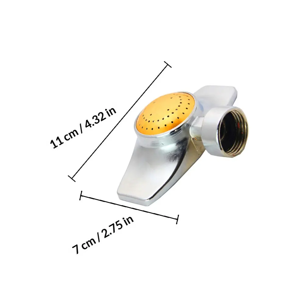 2pcs Gardening Sprinkler Zinc Alloy Plants Watering Lawn Irrigation Durable Automatic 360-degree Sprinkler Farm Orchard