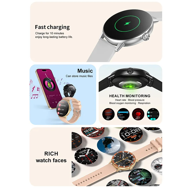 2026 New 3D Surround Vision Smart Watch  Map Built-in App 4GB large Memory Built-in photo album TWS Headphone Smart Watch view 5