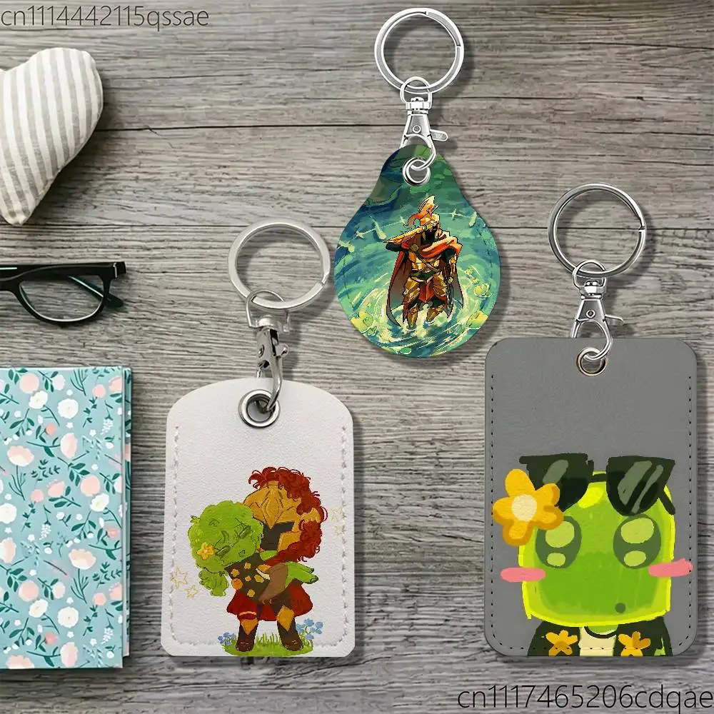 S-Slimeknight D-D3rlord3 A-Avery For AirTag Case Card Sleeve Holder ID Credit Bank Access Keychain For Air Tag Shell