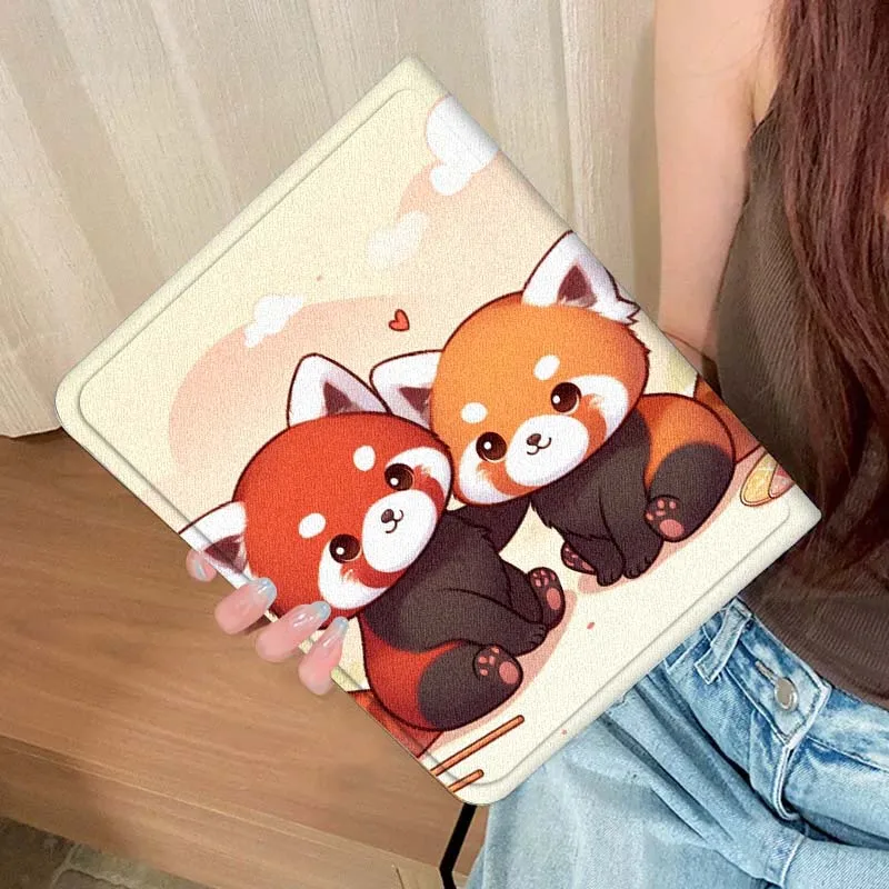

Red Panda Art Cute Pattern Tablet Case For Lenovo Xiaoxin Pad Pro GT plus 8.8 11 10.6 Y700 Y900 Go 8.8 Tab K11 10 P11 Soft