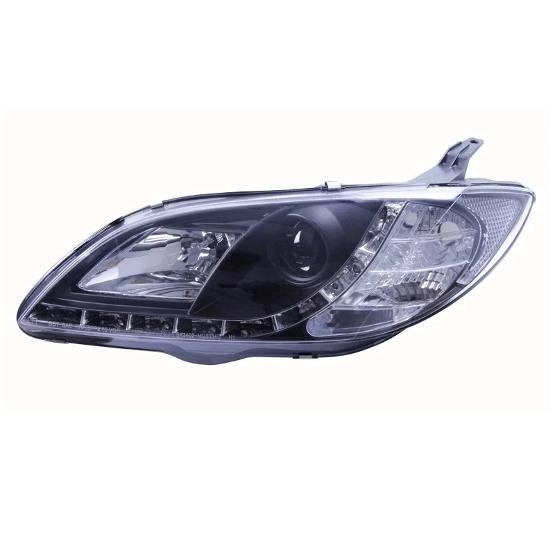 المصباح لمازدا 3 Mazda3 2006-2012 المصابيح الأمامية ترقية LED DRL الإسقاط بدوره إشارة الجبهة مصباح اكسسوارات السيارات #2