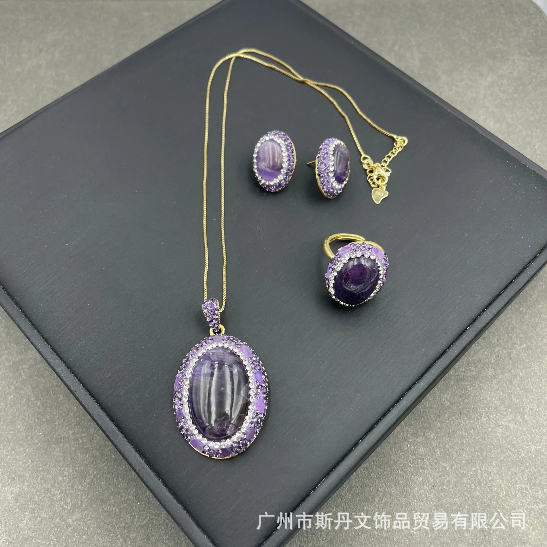 set-di-intarsi-viola-in-pietra-grezza-naturale-gioielli-con-punta-medievale-personalizzati-in-stile-etnico-cristalli-collane-orecchini-anelli