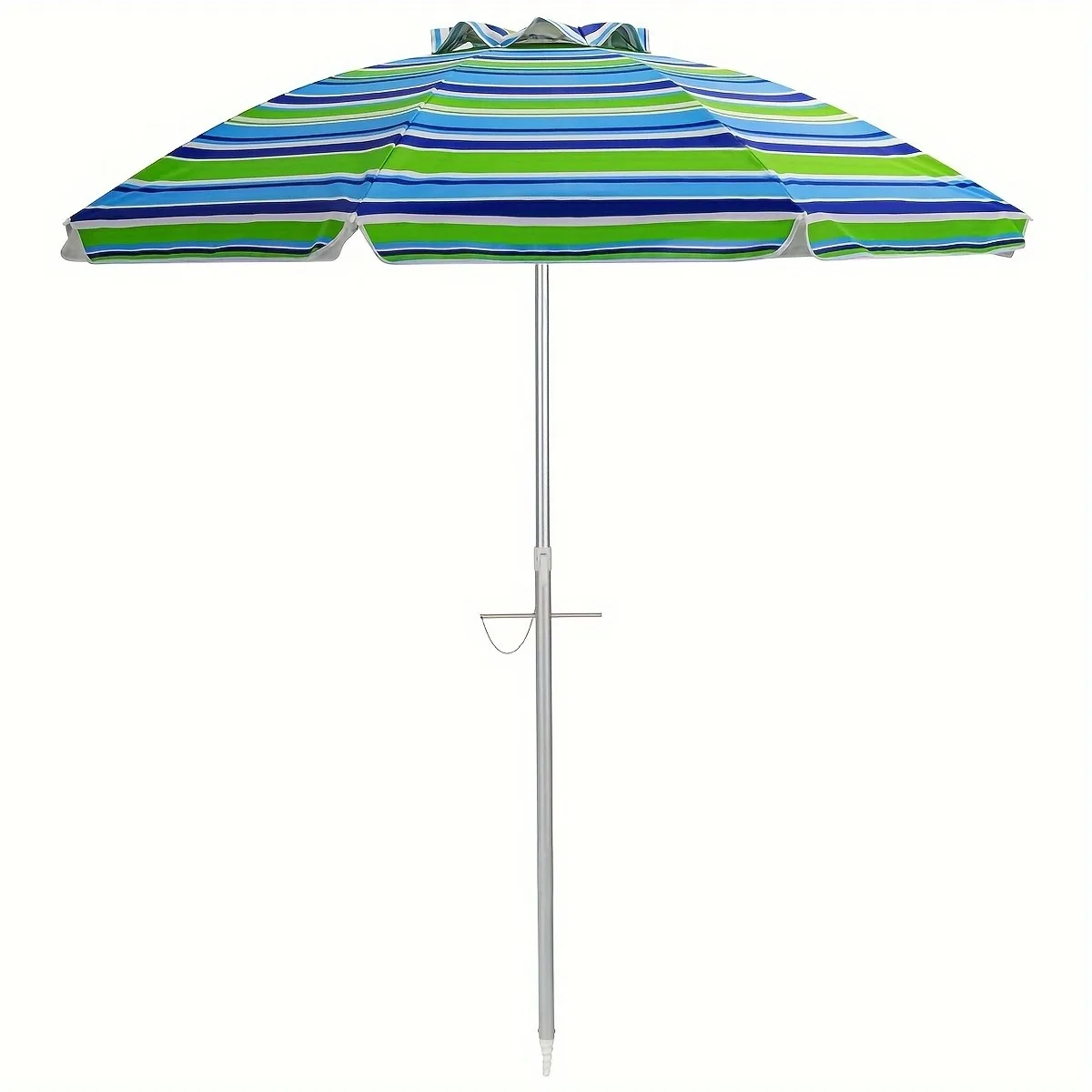 6.5FT Patio Beach Umbrella Sun Shade Tilt Aluminum Sports W/Carry Bag Turquoise