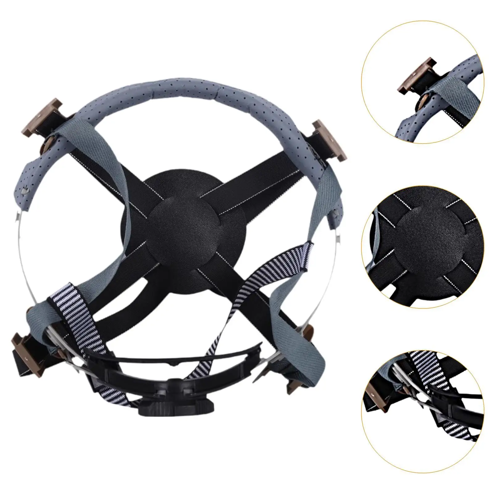 4 Point Hard Hat Replacement Ratchet Suspension Construction Hard Hat Liner Adjustable Universal Accessories Bump Cap Insert