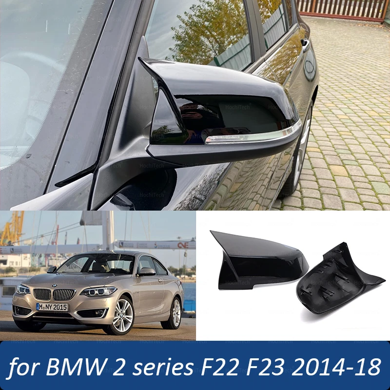 

M look Carbon Look Car Side Rear View Mirror Cover Caps for BMW 2 series F22 F23 2014-2018 218i 220i 228i 230i 218d 220d 225d