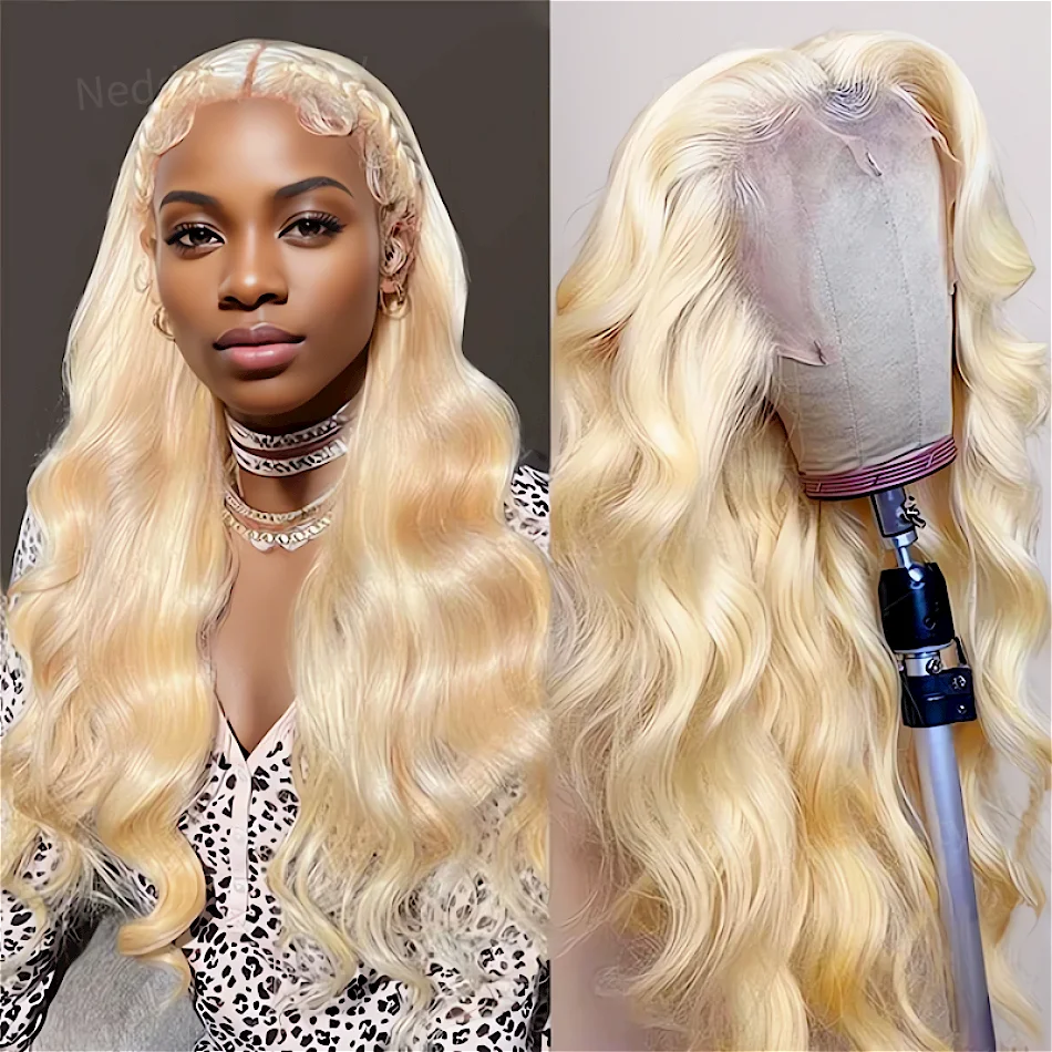 

13x6 HD Lace Frontal Wig Honey Blonde 613 Body Wave Human Hair For Women Choice 30 40 Inch Colored Cheap Wigs On Sale Clearance