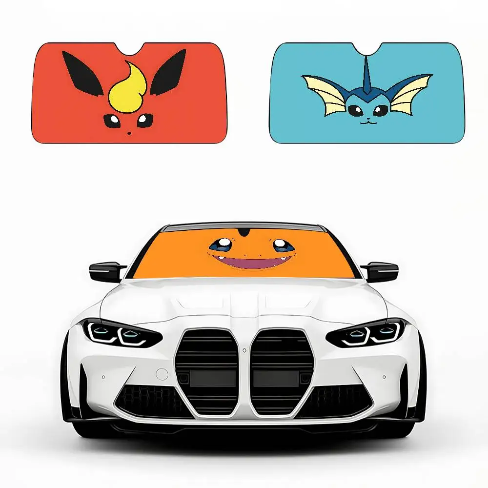 P-Poke-mon Car SunShade Car Sunshade Covers Cover Universal Windscreen Folding Visor view 3