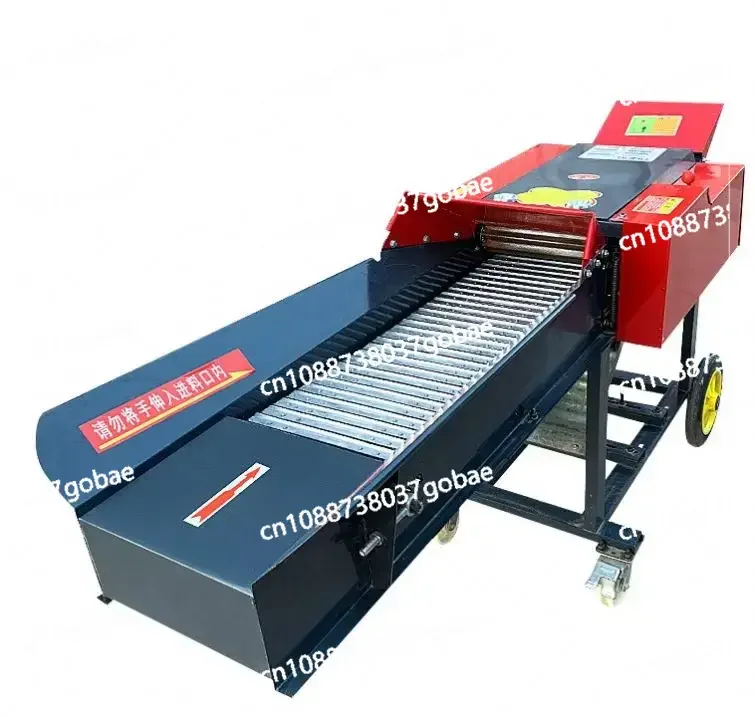 Agricultural Use Chaff Cutter Machine Animal Feed Electric Silage Chop Forage Grass Petrol Engine Motor Dual Purpose Hay Mini