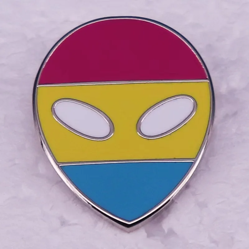 Cartoon Cute Alien Enamel Pin Spaceship Badge Funny Kids School Bag Brooch Children\'s Day Accessories Wholesale