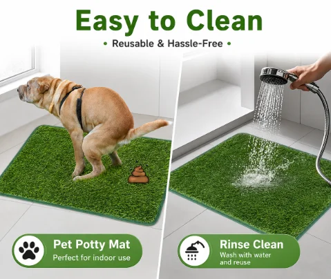 Washable Dog Grass Potty Mat 3