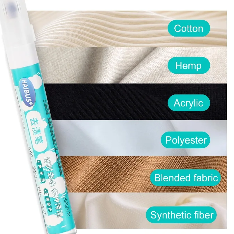 휴대용 얼룩 제거제 펜 노워시 인스턴트 얼룩 치료제 커피 얼룩 제거제 클린 브러쉬 여행 야외 비상 제거 펜